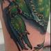 Tattoos - blue crab mexico female leg tattoo - 78976